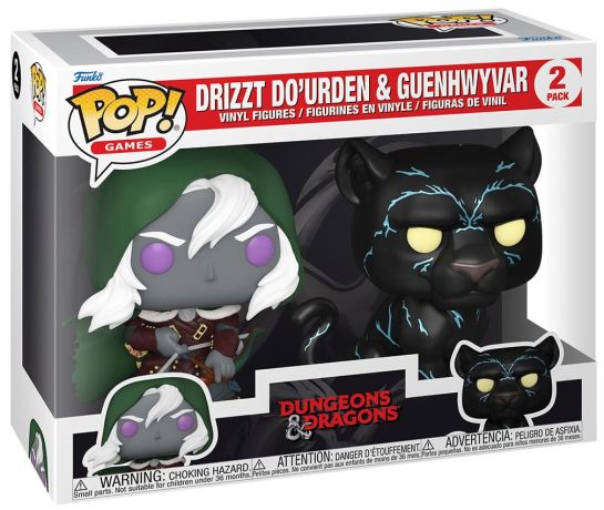 Figurine Funko Pop Donjons & Dragons Drizzt Do'Urden & Guenhwyvar - Pack