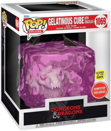 Figurine Funko Pop Donjons & Dragons #1069 Cube Gélatineux avec Dracoliche - Glow in the Dark