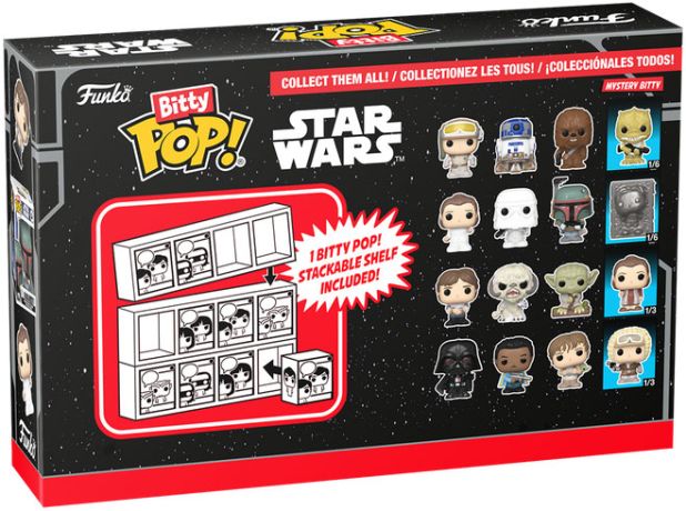 Figurine Funko Pop Star Wars 5 : L'Empire Contre-Attaque Bitty Pop (série 4)
