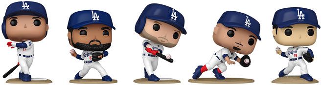 Figurine Funko Pop MLB : Ligue Majeure de Baseball Los Angeles Dodgers 2024 MLB World Series Champions - Pack