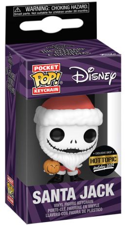 Figurine Funko Pop L'étrange Noël de M. Jack [Disney] Jack Père Noël - Porte-clés