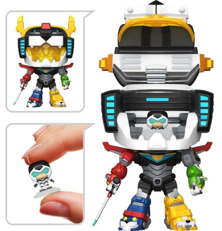 Figurine Funko Pop Voltron, le Défenseur Légendaire Voltron & Shiro - Bitty Bot