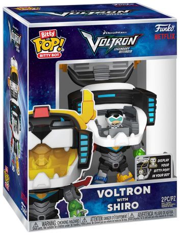 Figurine Funko Pop Voltron, le Défenseur Légendaire Voltron & Shiro - Bitty Bot