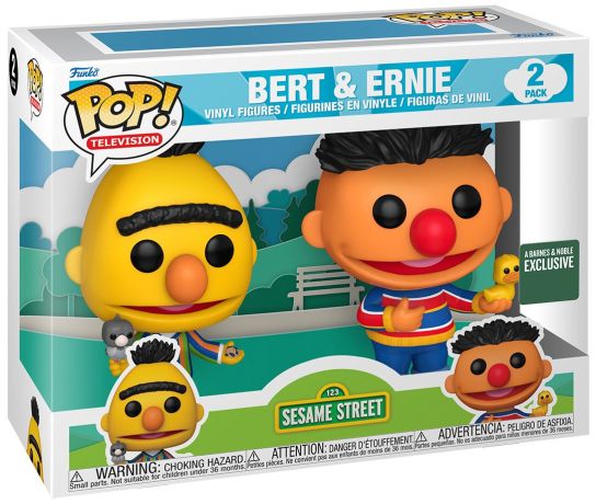 Figurine Funko Pop Sesame Street Bert & Ernie - Pack