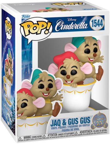 Figurine Funko Pop Cendrillon [Disney] #1544 Jaq & Gus dans la tasse