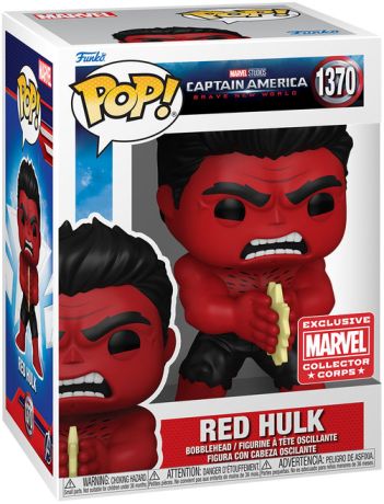 Figurine Funko Pop Captain America: Brave New World [Marvel] #1370 Hulk Rouge