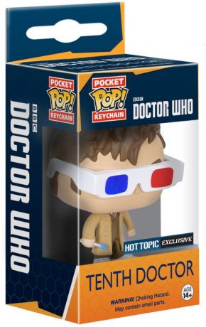 Figurine Funko Pop Doctor Who 10e Docteur - Lunettes 3D
