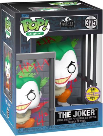 Figurine Funko Pop Batman : Série d'animation [DC] #375 Le Joker - Digital Pop