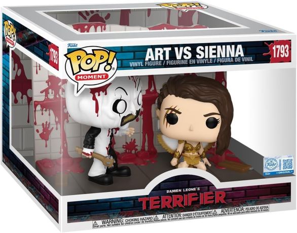 Figurine Funko Pop Terrifier #1793 Art vs Sienna - Moment