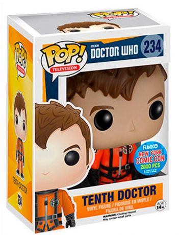 Figurine Funko Pop Doctor Who #234 10e Docteur en combinaison orange
