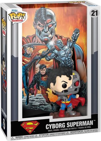 Figurine Funko Pop Superman #21 Cyborg Superman - Comic Cover