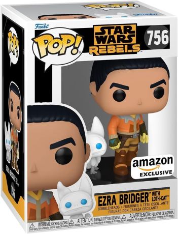 Figurine Funko Pop Star Wars Rebels #756 Ezra Bridger & Loth Cat