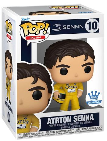 Figurine Funko Pop Formule 1 (F1) #10 Ayrton Senna (Tenue Jaune)