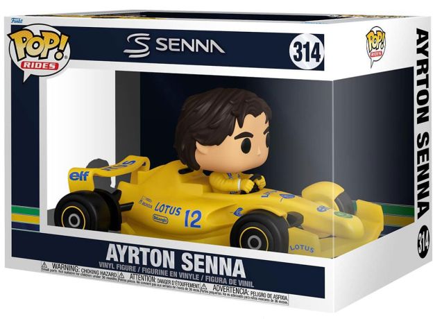 Figurine Funko Pop Formule 1 (F1) #314 Ayrton Senna (Lotus 99T)