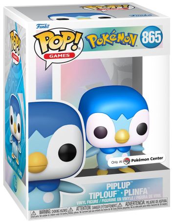 Figurine Funko Pop Pokémon #865 Piplup - Tiplouf - Plinfa (EMEA) - Nacré