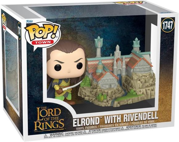 Figurine Funko Pop Le Seigneur des Anneaux #1747 Lord Elrond avec Fondcombe