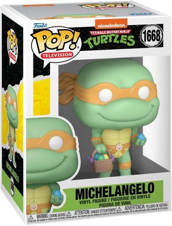 Figurine Funko Pop Tortues Ninja #1668 Michelangelo (Pâques)