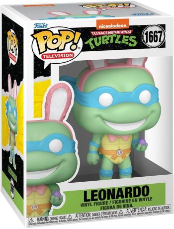 Figurine Funko Pop Tortues Ninja #1667 Leonardo (Pâques)