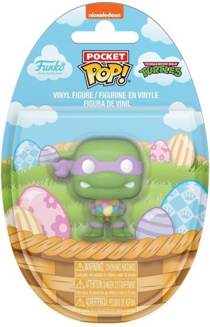 Figurine Funko Pop Tortues Ninja Donatello (Pâques) - Pocket