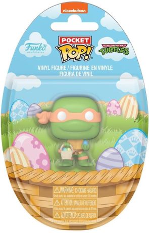 Figurine Funko Pop Tortues Ninja Michaelangelo (Pâques) - Pocket