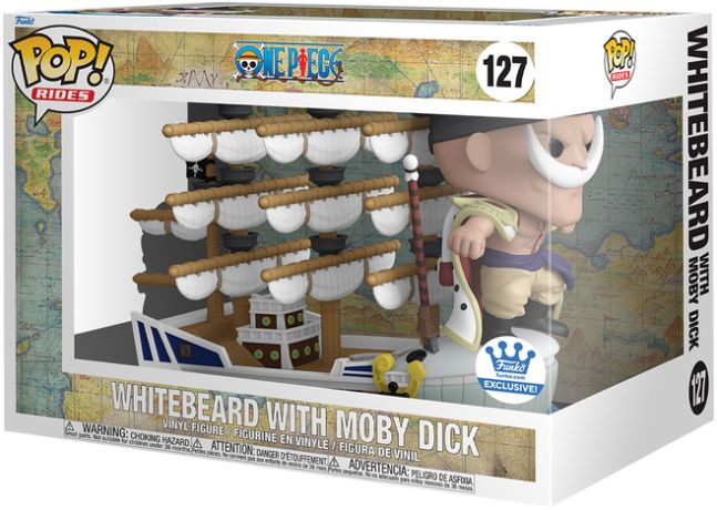 Figurine Funko Pop One Piece #127 Barbe Blanche avec Moby Dick