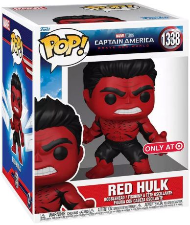 Figurine Funko Pop Captain America: Brave New World [Marvel] #1338 Hulk Rouge - 15 cm