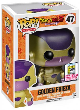 Figurine Funko Pop Dragon Ball Z #47 Golden Freezer - Yeux Noirs - Métallique Or (DBZ)