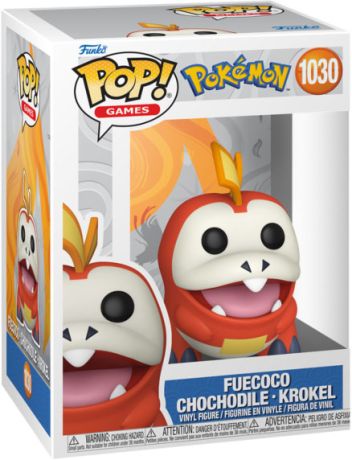 Figurine Funko Pop Pokémon #1030 Fuecoco - Chochodile - Krokel (EMEA)