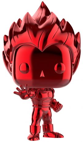 Figurine Funko Pop Dragon Ball Z #154 Super Saiyan Vegeta - Chromé rouge