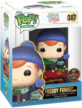Figurine Funko Pop Freddy Funko #387 Freddy Funko dans le Train - Digital Pop