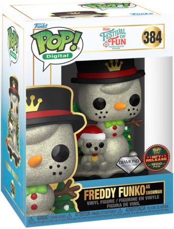 Figurine Funko Pop Freddy Funko #384 Freddy Funko en Bonhomme de Neige - Digital Pop