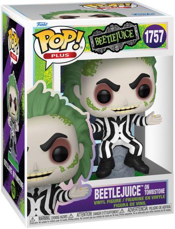 Figurine Funko Pop Beetlejuice #1757 Beetlejuice sur la pierre tombale