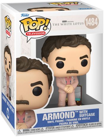 Figurine Funko Pop The White Lotus #1484 Armond avec valise
