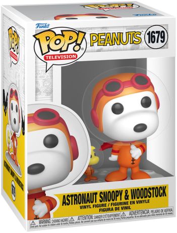 Figurine Funko Pop Snoopy #1679 Astronaute Snoopy & Woodstock