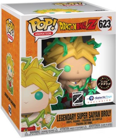 Figurine Funko Pop Dragon Ball Z #623 Broly - 15 cm & Brillant dans le noir [Chase]