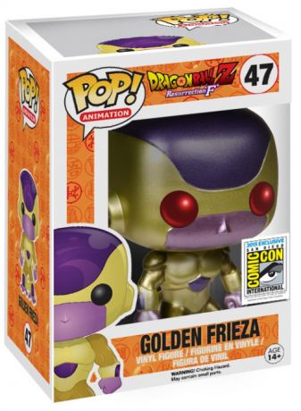 Figurine Funko Pop Dragon Ball Z #47 Golden Freezer - Yeux Rouges - Métallique Or (DBZ)