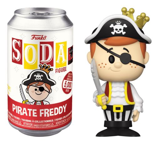 Figurine Funko Soda Freddy Funko Freddy Pirate (Canette Rouge)
