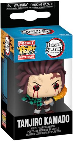 Figurine Funko Pop Demon Slayer Tanjiro Kamado - Porte-clés