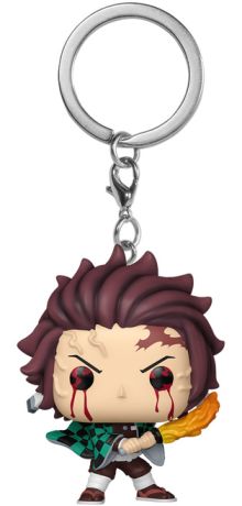 Figurine Funko Pop Demon Slayer Tanjiro Kamado - Porte-clés
