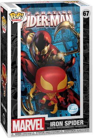 Figurine Funko Pop Marvel Comics #67 Iron Spider - Comic Cover