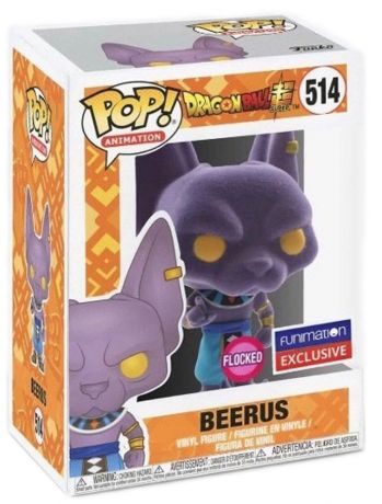 Figurine Funko Pop Dragon Ball Super #514 Beerus - Floqué