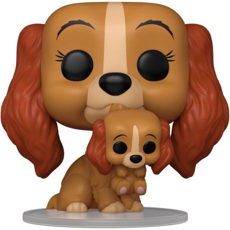 Figurine Funko Pop La Belle et le Clochard [Disney] #1553 Lady avec Chiot