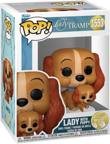 Figurine Funko Pop La Belle et le Clochard [Disney] #1553 Lady avec Chiot