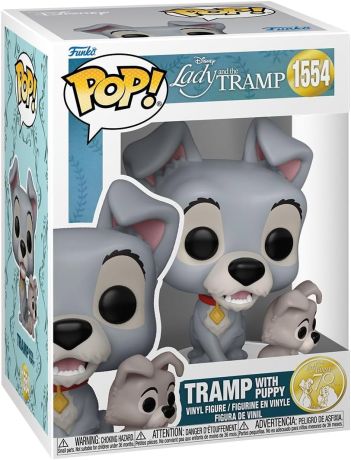 Figurine Funko Pop La Belle et le Clochard [Disney] #1554 Clochard avec Chiot