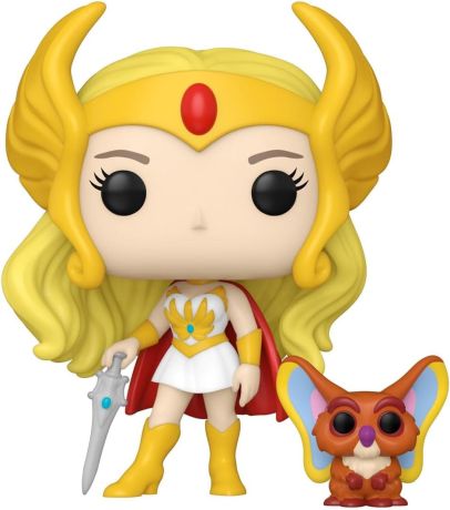 Figurine Funko Pop She-Ra et les Princesses du Pouvoir #1800 She-Ra avec Kowl