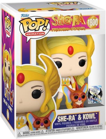 Figurine Funko Pop She-Ra et les Princesses du Pouvoir #1800 She-Ra avec Kowl