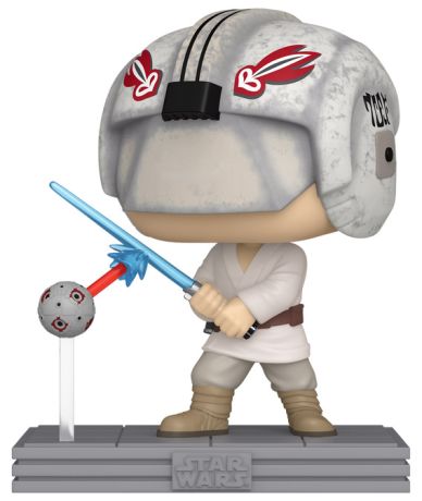 Figurine Funko Pop Star Wars 4 : Un nouvel espoir #765 Luke Skywalker avec Sphère d'entraînement