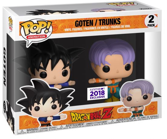 Figurine Funko Pop Dragon Ball Z Goten & Trunks - 2 Pack (DBZ)