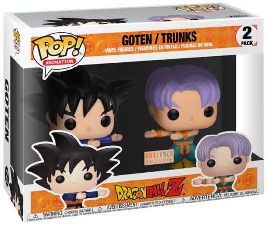 Figurine Funko Pop Dragon Ball Z Goten & Trunks - 2 Pack (DBZ)