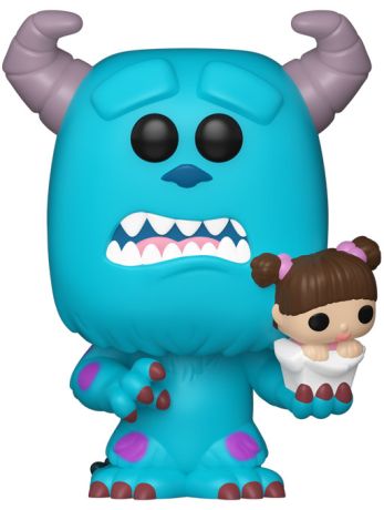 Figurine Funko Pop Monstres et Compagnie [Disney] Sulli avec Bouh - Bitty Pop Deluxe